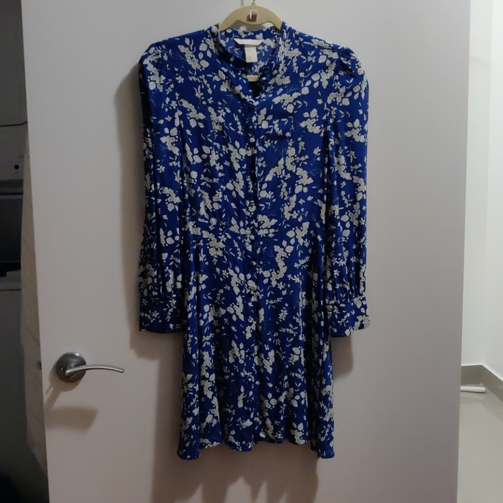 H&M blue floral dress - Picture 2 of 8